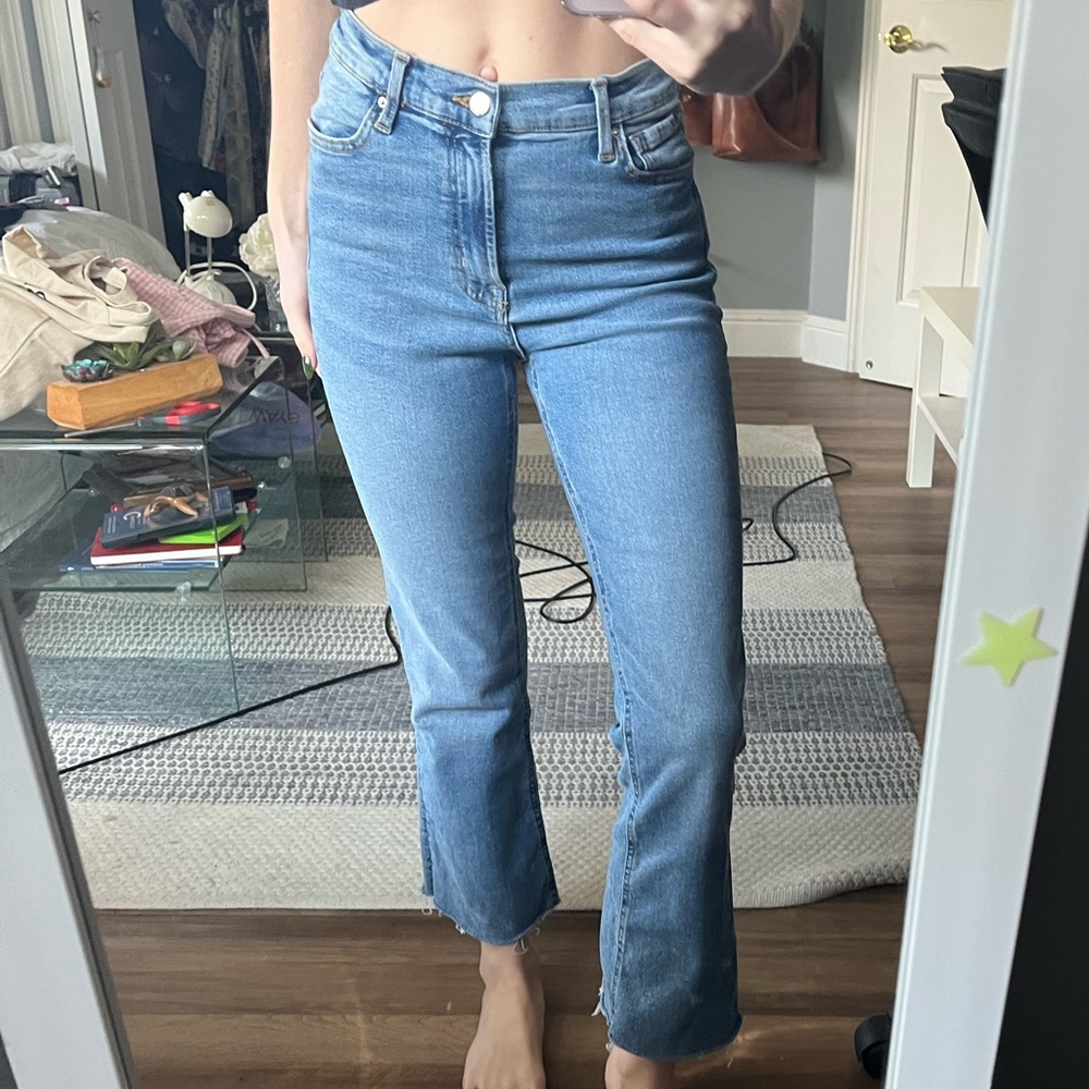 MANGO sienna high waist jeans